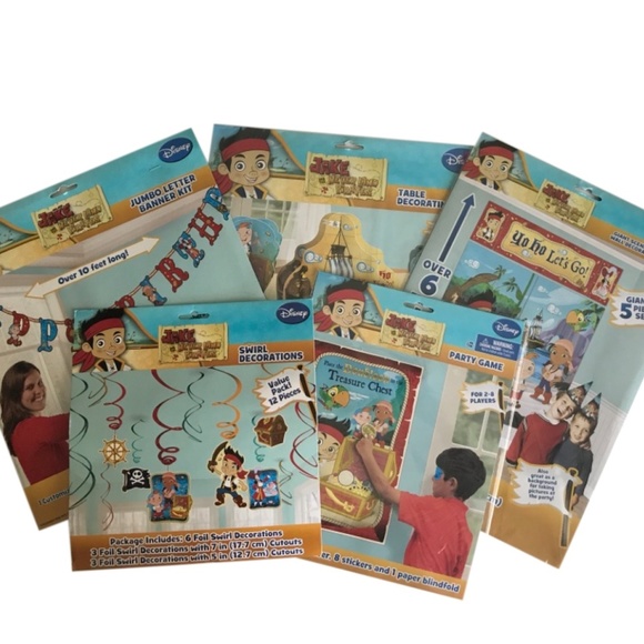 Jake & The Neverland Pirates Birthday Party Lot 5 - Picture 1 of 6